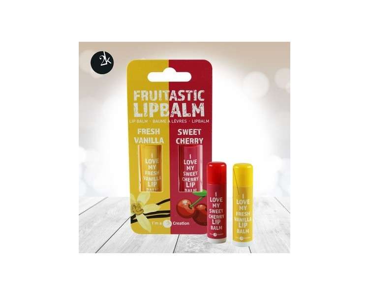 2k Fruitastic Lipbalm Fresh Vanilla Und Sweet Cherry