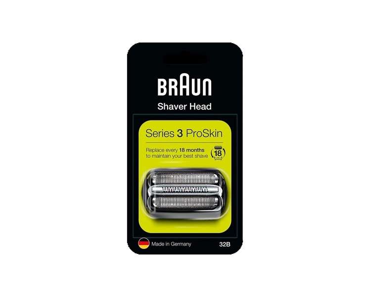 Braun Series 3 Electric Shaver Replacement Foil and Cutter Cassette - 32b