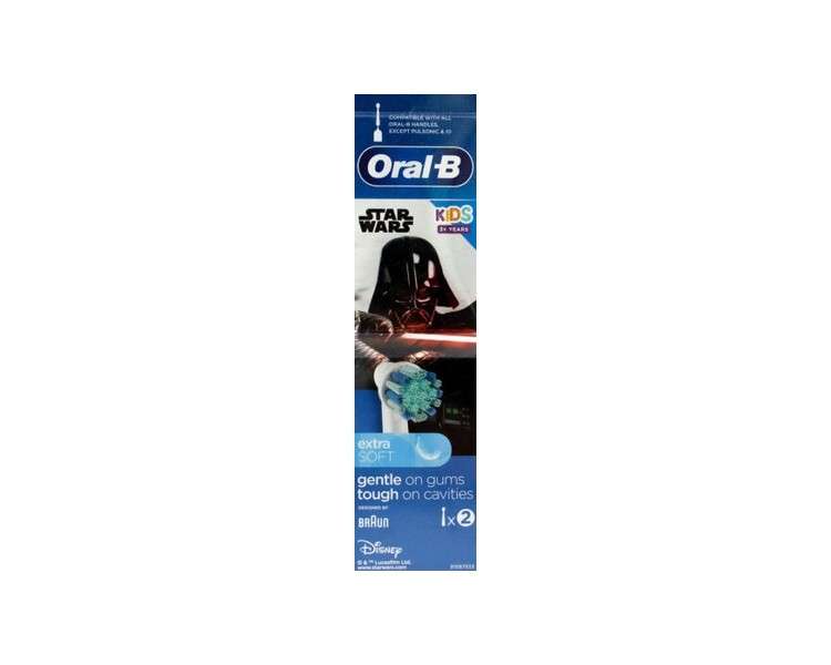 Braun Oral-B Star Wars Children's Extra Soft Replacement Brush Heads