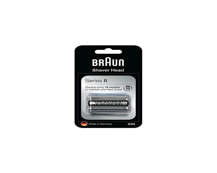 Braun 83M Series 8 Replacement Foil and Cutter Cassette