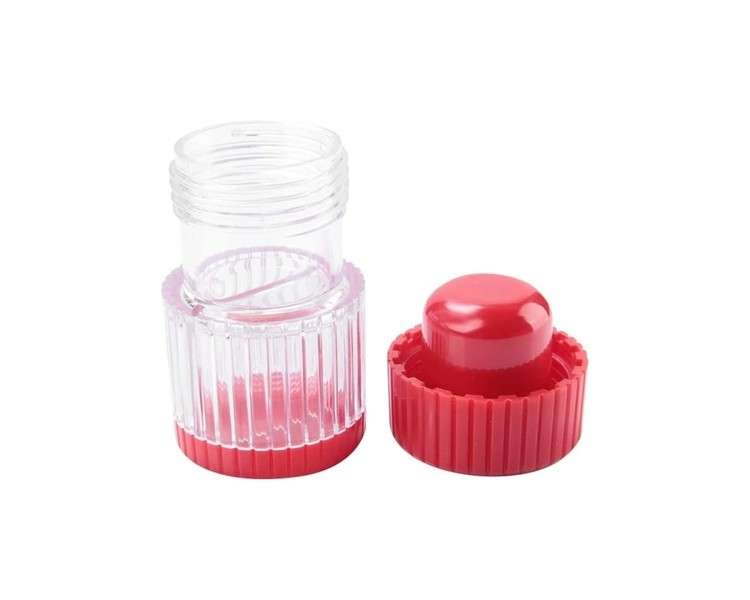 Tablet Crusher Pill Grinder Medicine Box Multifunction Smooth Grater Red