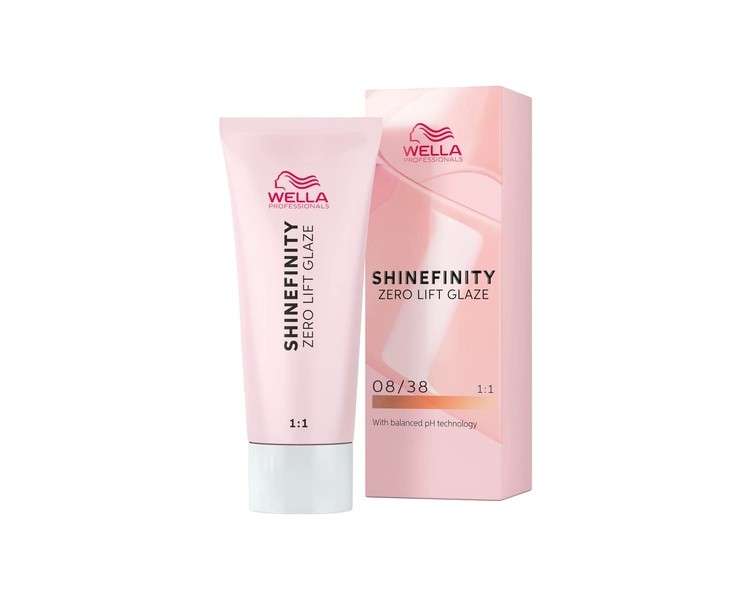 Shinefinity Shade Honey Latte 08/38 Hair Color 60ml