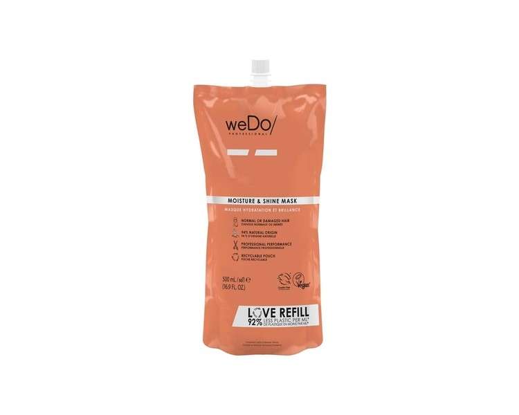 weDo Moisture & Shine Mask Refill 500ml for Damaged and Dull Hair