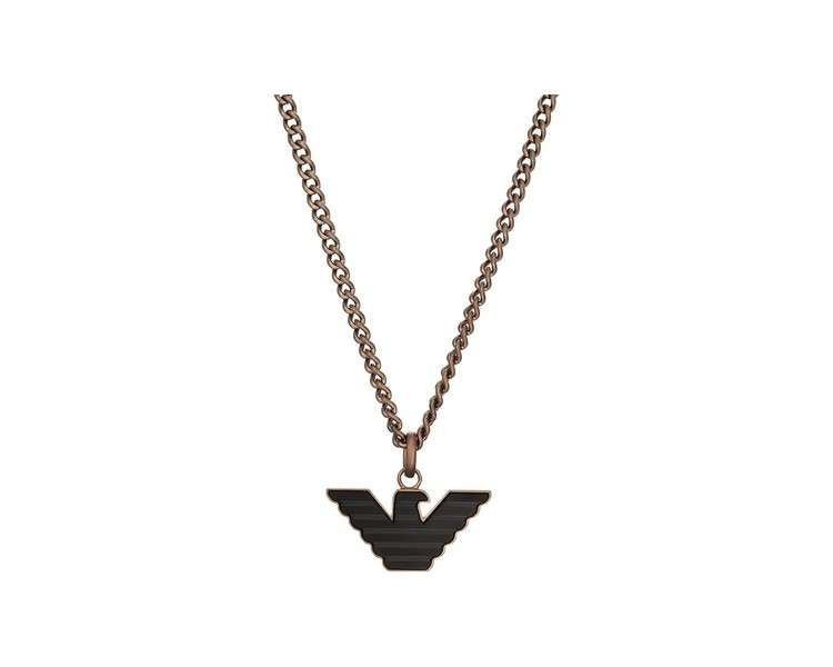 Emporio Armani Men's Black Pendant Necklace