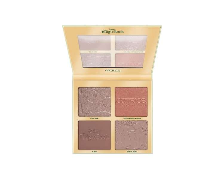 Catrice Disney The Jungle Book Face Palette Contouring Palette 020 Multicolor 4 Colors Defining Natural Radiant Vegan Oil-Free Alcohol-Free Paraben-Free 22g