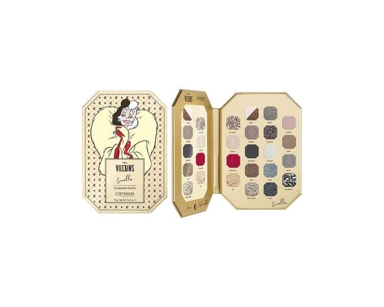 Catrice Disney Villains Cruella Eyeshadow Palette 18 Colors Long-Lasting Vegan