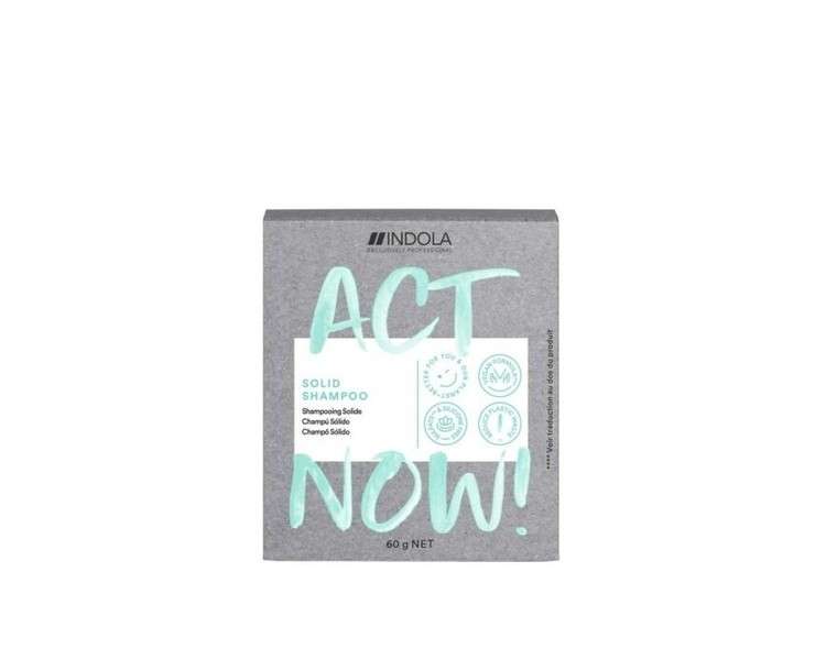 Indola Act Now! Solid Shampoo 60g