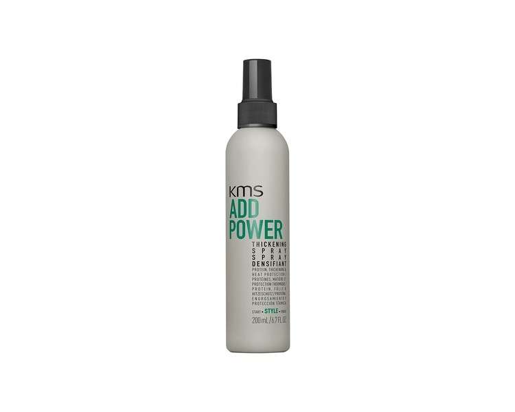 KMS ADDPOWER Thickening Spray with Heat Protection for Fine Hair 200ml