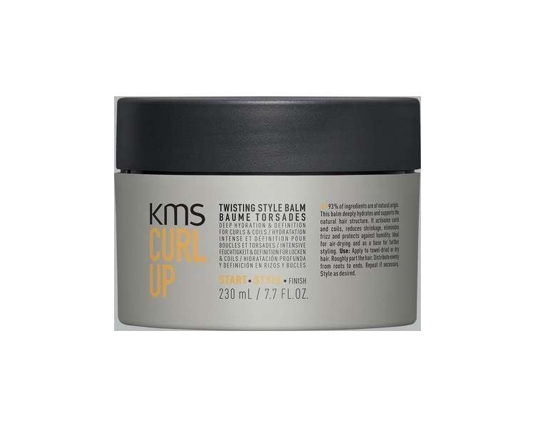 KMS CurlUp Twisting Style Balm for Curls and Waves 230ml