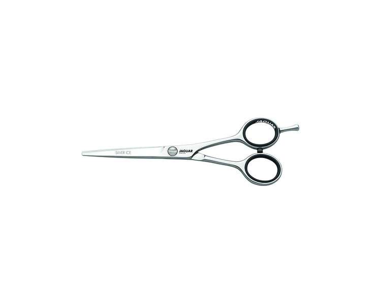 Jaguar White Line Silver Ice Classic Hairdressing Scissors 5.5 inch Length - Silver