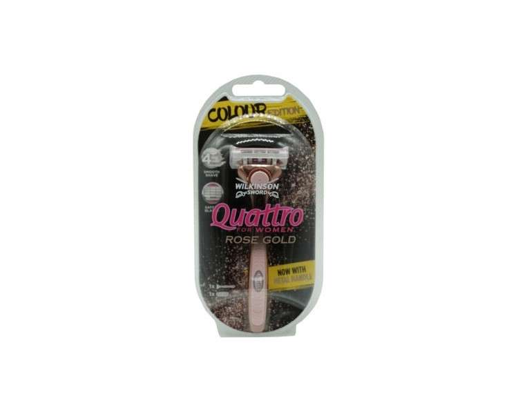 Wilkinson Quattro For Women Razor Rose Gold