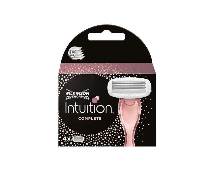 Wilkinson Sword Intuition Complete Women's Hair Removal Blades Refills - Pack of 4