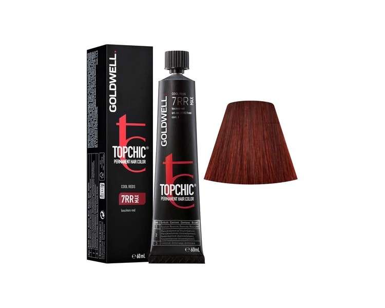 Goldwell Topchic Hair Colour 7rr Max Luscious Red 60ml