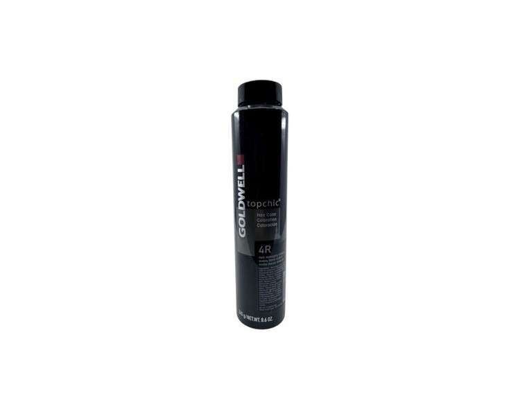 Goldwell Topchic Hair Color 4R Dark Mahogany Brilliant 8.6oz