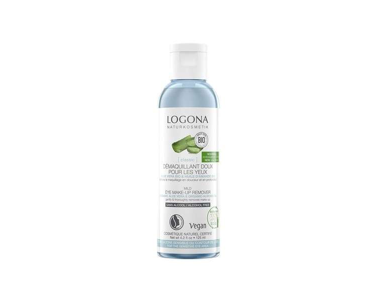 Logona Classic Mild Eye Makeup Remover with Organic Aloe Vera