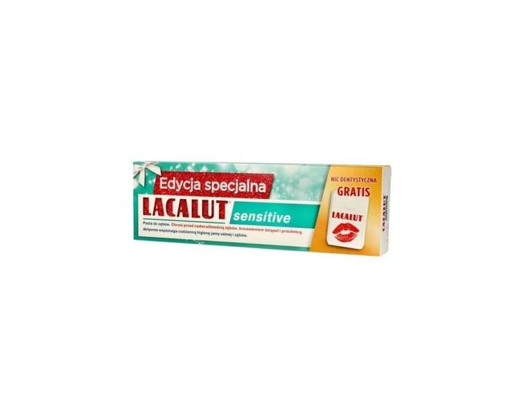 Lacalut Sensitive Toothpaste 75ml with Dental Floss