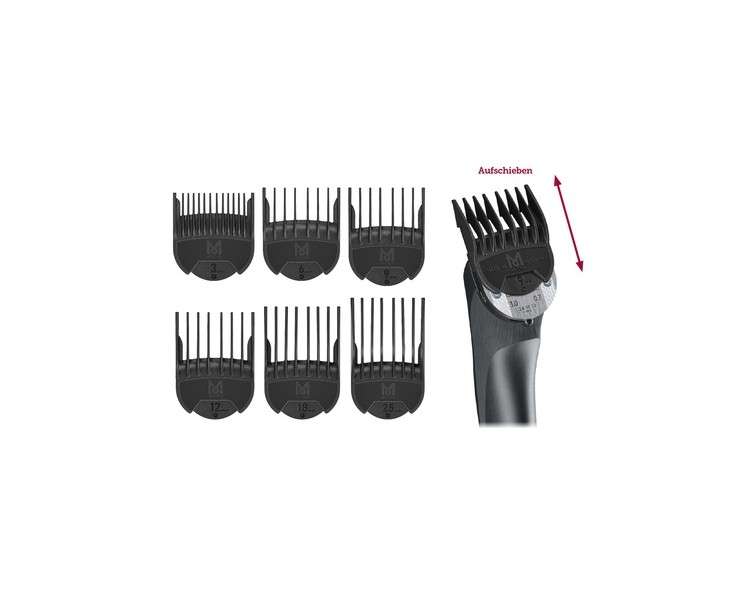 Moser Kuno Combs 3,6, 9,12, 18,25 Mm Made In Germany