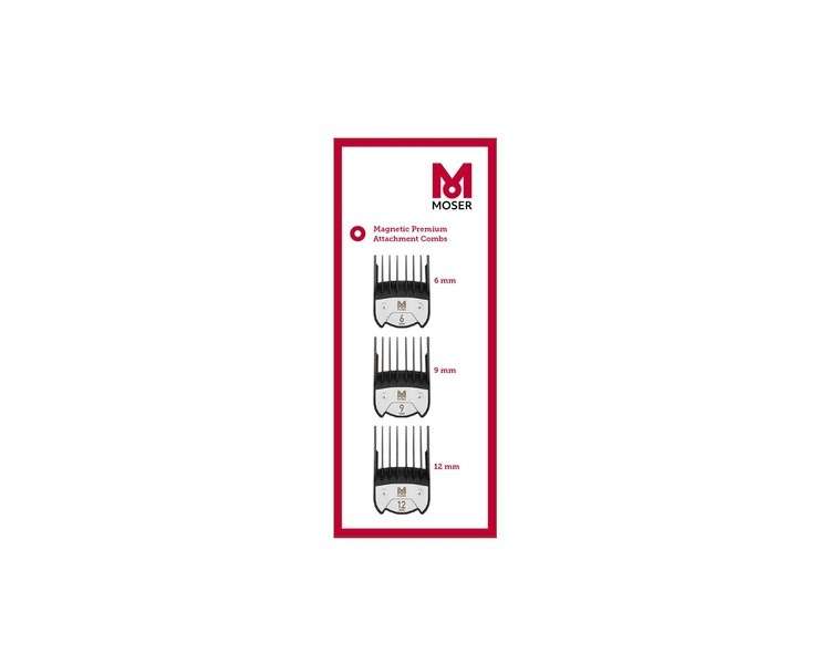 Moser Magnetic Comb Set 3 Pieces