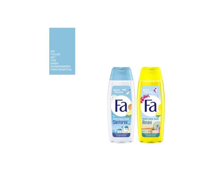 Fa Shower Gel Mediterranean Jewels Edition Rimini & Santorini 1L