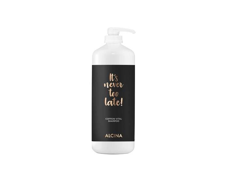 ALCINA It's Never Too Late Coffein Vital Shampoo 1250ml for Thinning or Hair Loss Prone Hair