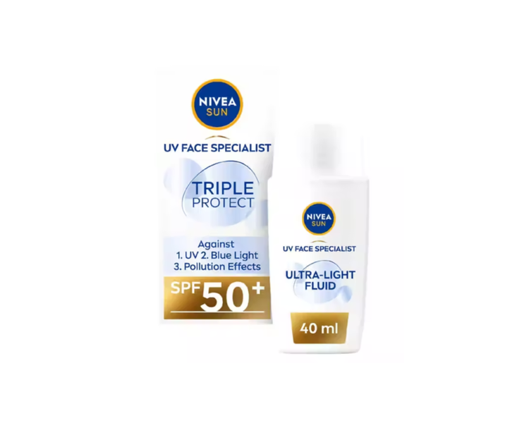 Nivea Sun Uv Face Specialist Triple Protect Sun Cream Fluid SPF50+ 40ml