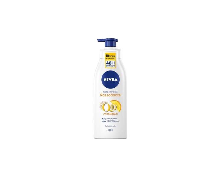 Nivea Moisturizing Body Milk Q10 + Vitamin C 400ml - Firming Cream for Dry Skin in 10 Days