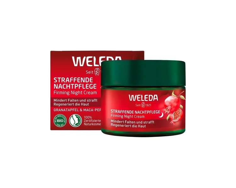 Bio Firming Night Care with Pomegranate & Maca Peptides Natural Cosmetics Skin Cream 40ml
