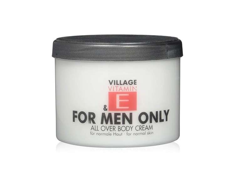 Village Men Only Body Cream with Vitamin E 500ml