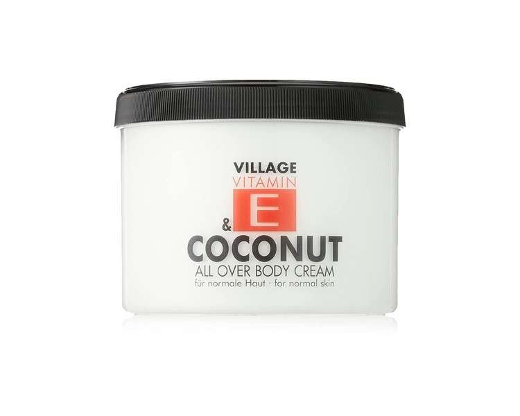 Village Coconut Body Cream with Vitamin E 500ml