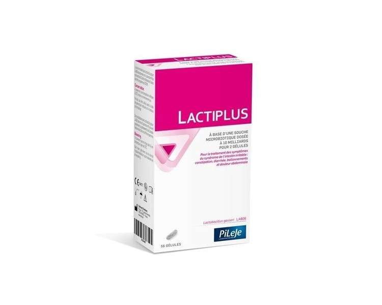 PiLeJe Lactibiane Lactiplus Digestive Support 58 Capsules - Worldwide Shipping