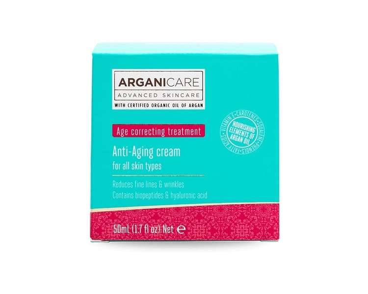 Arganicare Anti-Ageing Correcting Cream 50ml