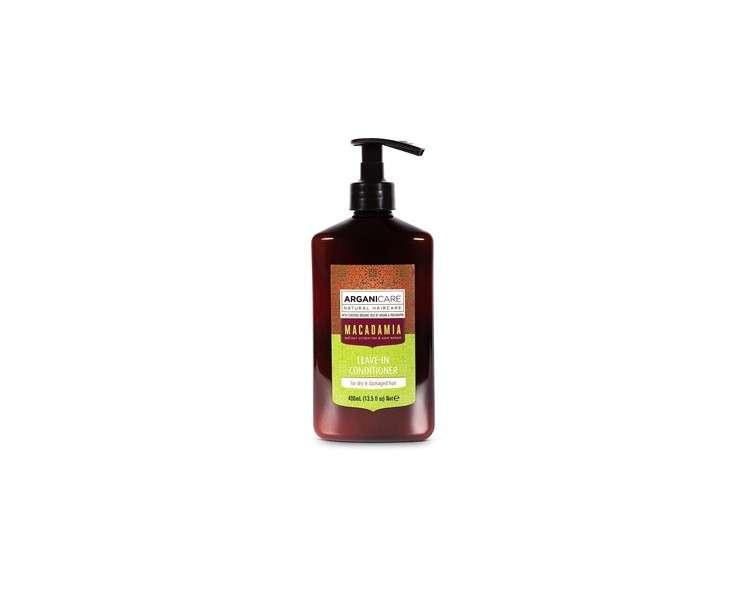 ArganiCARE Macadamia Leave-In Conditioner for Dry and Damaged Hair 400ml