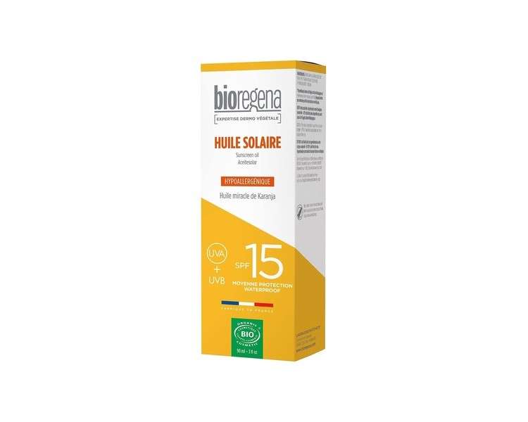 Bioregena Organic Sun Oil SPF15 90ml