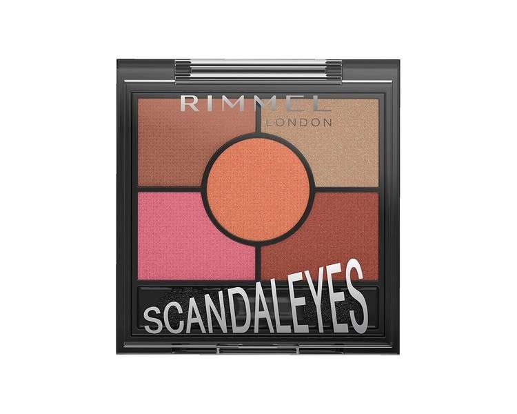 Rimmel London Scandaleyes 5 Pan Eyeshadow Palette Burgundy Pink