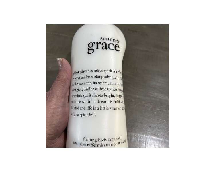 Philosophy Summer Grace Firming Body Emulsion 32oz with Pump