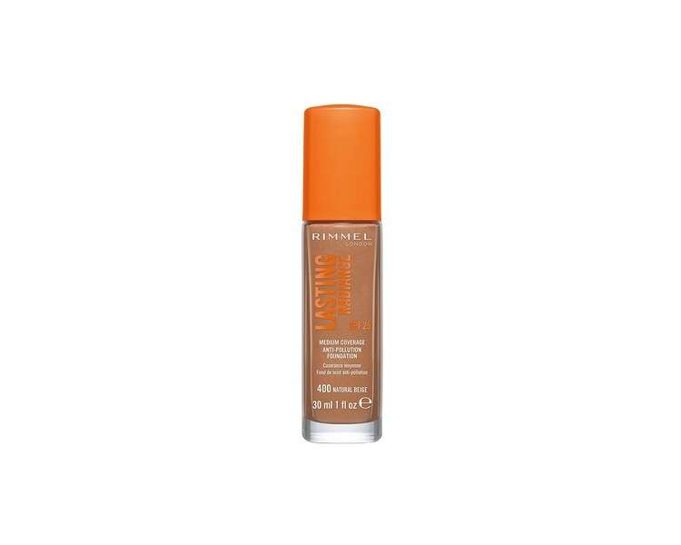 Rimmel Lasting Radiance Foundation - 400 Natural Beige | 30m