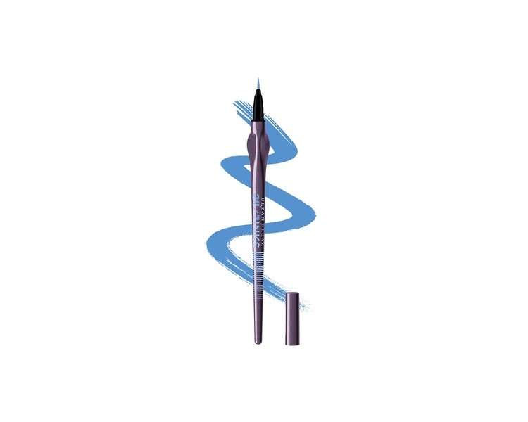 Urban Decay 24/7 Inks Liquid Eyeliner Pen Water-Resistant Smudge-Resistant Vegan Formula Precision Tip with Ergonomic Grip Binge Matte Sky Blue