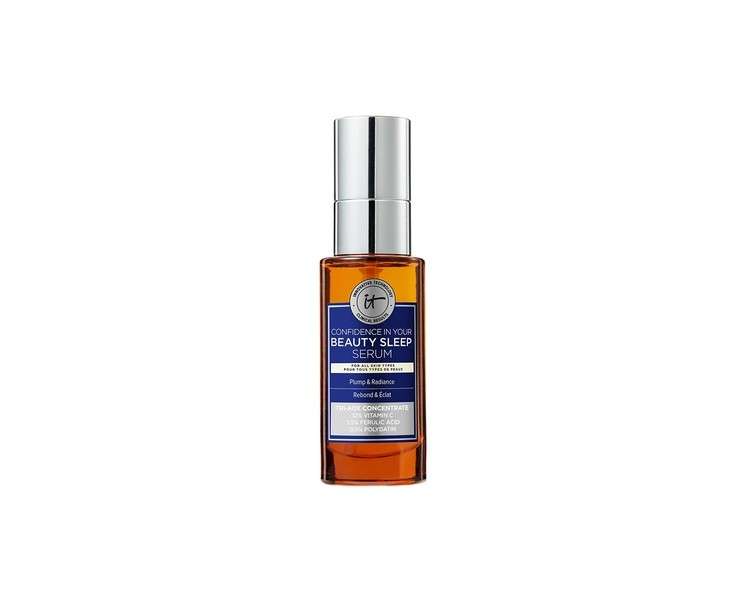 IT Cosmetics Confidence in Your Beauty Sleep Triple Antioxidant Brightening Serum 12% Vitamin C 1.0 Fl. Oz