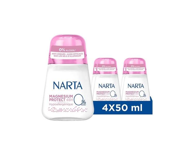 Narta Magnesium Protect Women's 48 Hour Ball Deodorant 50ml