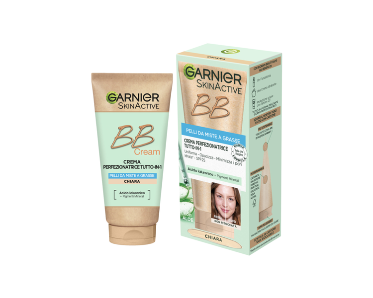 Garnier SkinActive BB Cream For Combination to Oily Skin Clear Spf 25 50ml