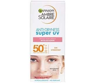 Garnier Ambre Solaire Super UV Anti-Dryness Cream with Glycerin SPF50+ 50ml