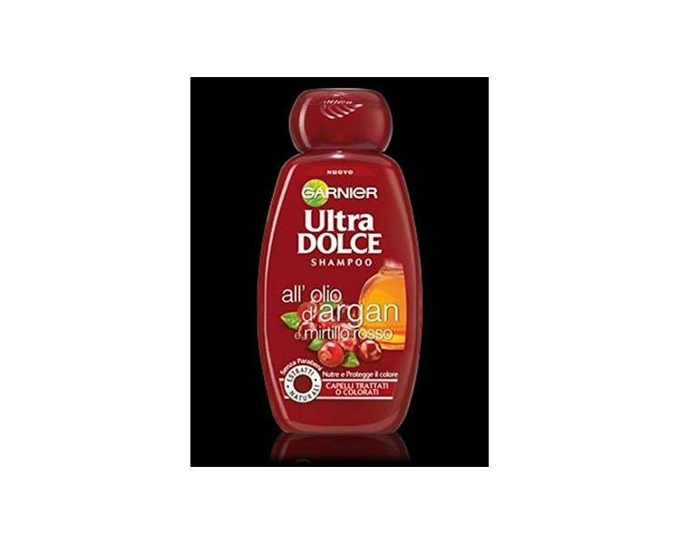 Garnier Ultra Sweet Argan Oil and Blueberry Red Color Protection Shampoo 250ml