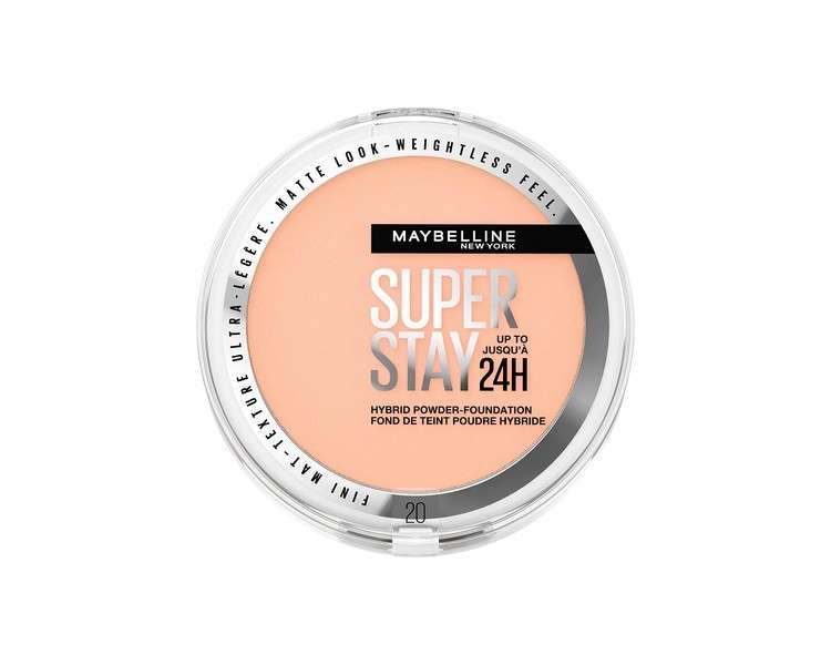 Maybelline New York SuperStay 24H Hybrid Powder Foundation 20