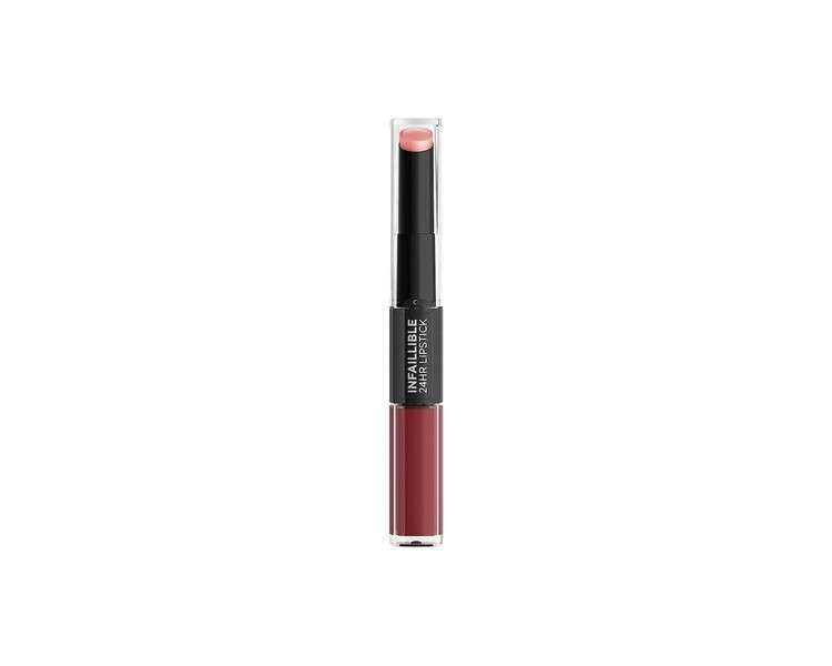 L'Oréal Paris Infaillible 2-Step 502 Red to Stay Lipstick with Moisturizing Lip Balm 6.0ml