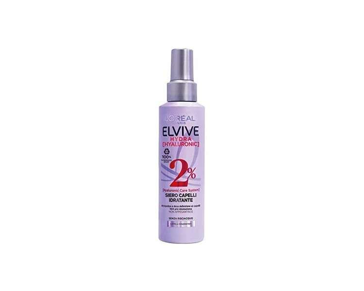 L'Oréal Paris Elvive Hydra Hyaluronic Hair Serum Spray with 2% Hyaluronic Acid 150ml