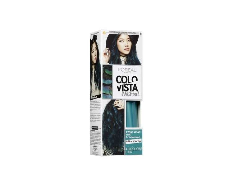 Colovista 2-Week Wash-Out Number 10 Turquoise Hair 80ml