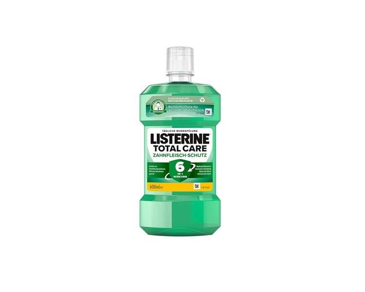 Listerine Total Care Gum Protection Mouthwash 600ml - 6 in 1 Formula for Healthy Gums