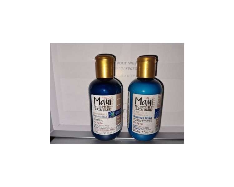 MAUI Moisture Coconut Milk Shampoo & Conditioner 100ml