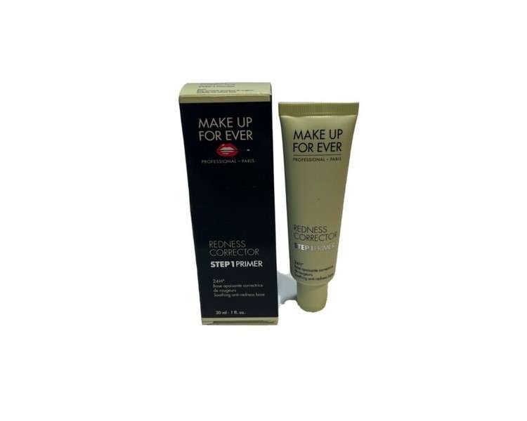 Make Up For Ever Redness Corrector Step 1 Primer 24 Radiant Base 1oz - New in Box