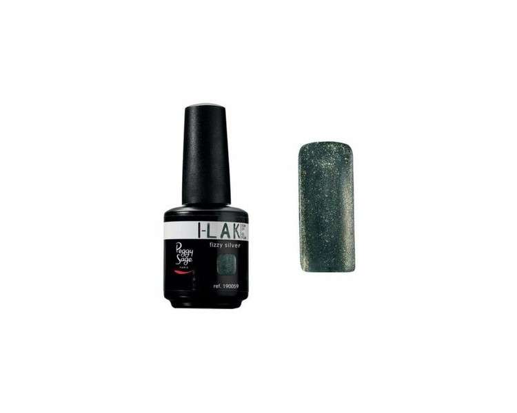 PEGGY SAGE Gel Nail Polish I UV & LED 190059 Fizzy Silver 15ml